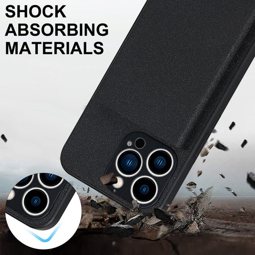 Aluminum Alloy Wallet iPhone Case - Metal Card Holder Protective Cover