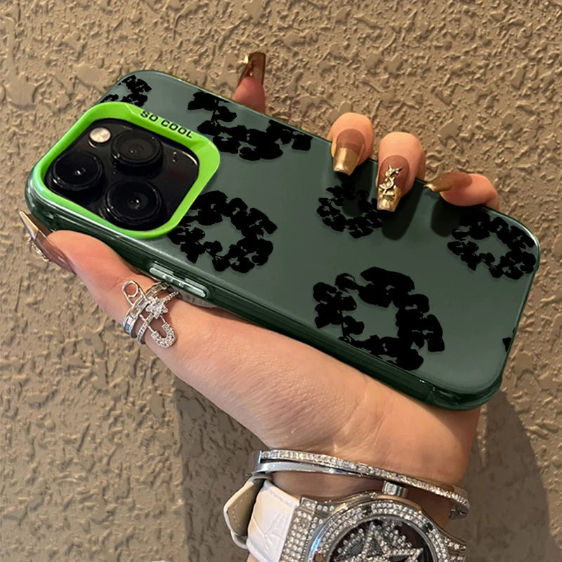 Denim Texture iPhone Case - Vintage Fabric Style Shockproof Cover