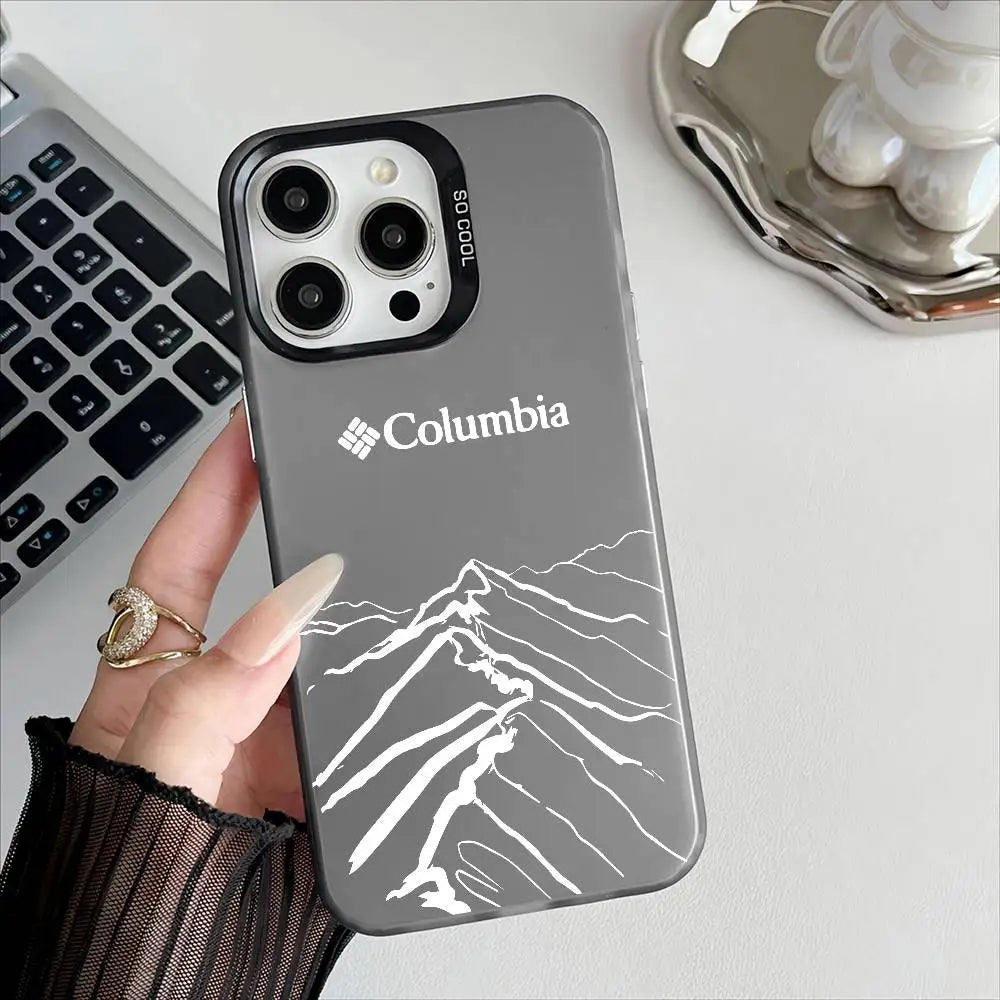 Sportswear iPhone Case - Metal Button Electroplating Outdoor Style