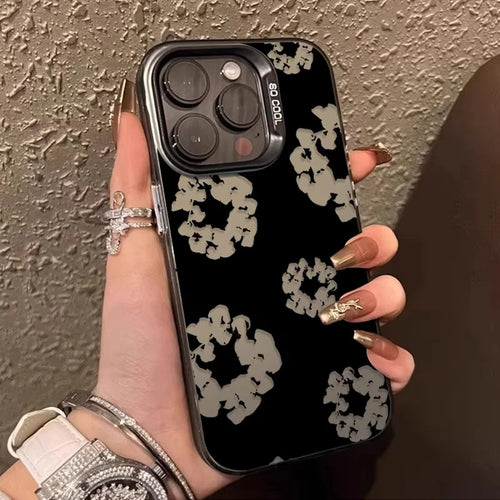 Denim Texture iPhone Case - Vintage Fabric Style Shockproof Cover